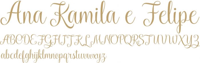 Letras para convites rústicos 4