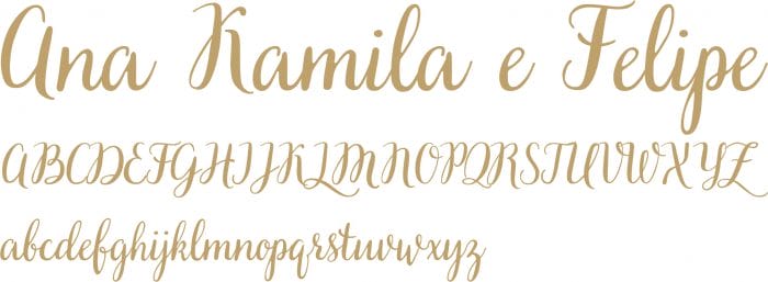 Letras para convites rústicos 10