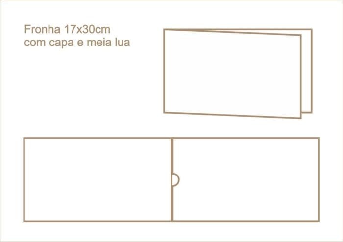 Envelope fronha com capa e meia lua 021