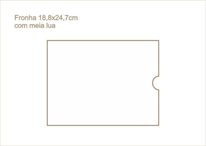 Envelope fronha com meia lua 022
