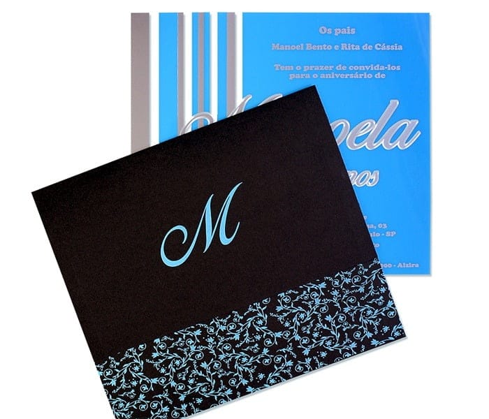 Convite de casamento DTR 009