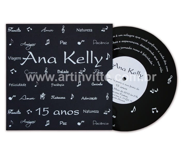 Convite de 15 anos Disco 002